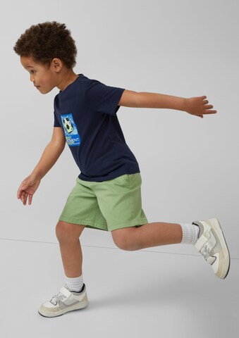 s.Oliver Wide leg Broek in Groen: voorkant