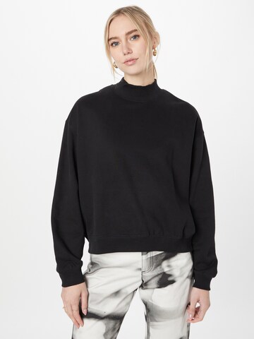 WEEKDAY Sweatshirt in Zwart: voorkant