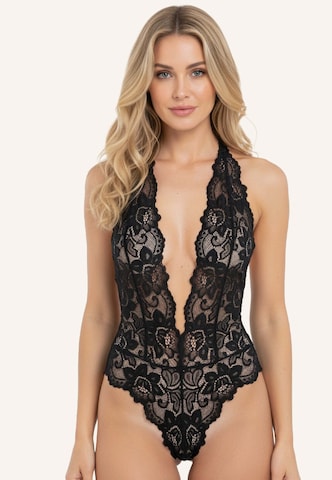 LingaDore Body in Zwart: voorkant