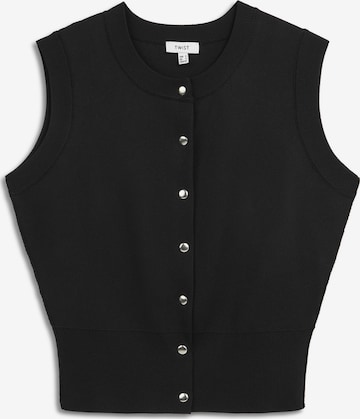 Twist Bodywarmer in Zwart: voorkant