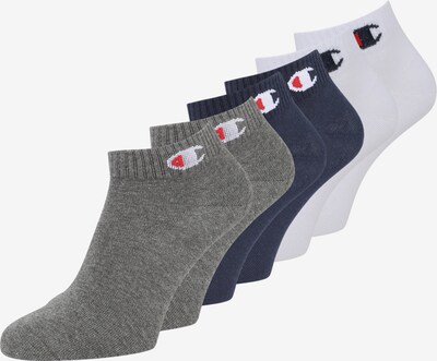 Champion Authentic Athletic Apparel Socken in navy / dunkelgrau / rot / schwarz / weiß, Produktansicht