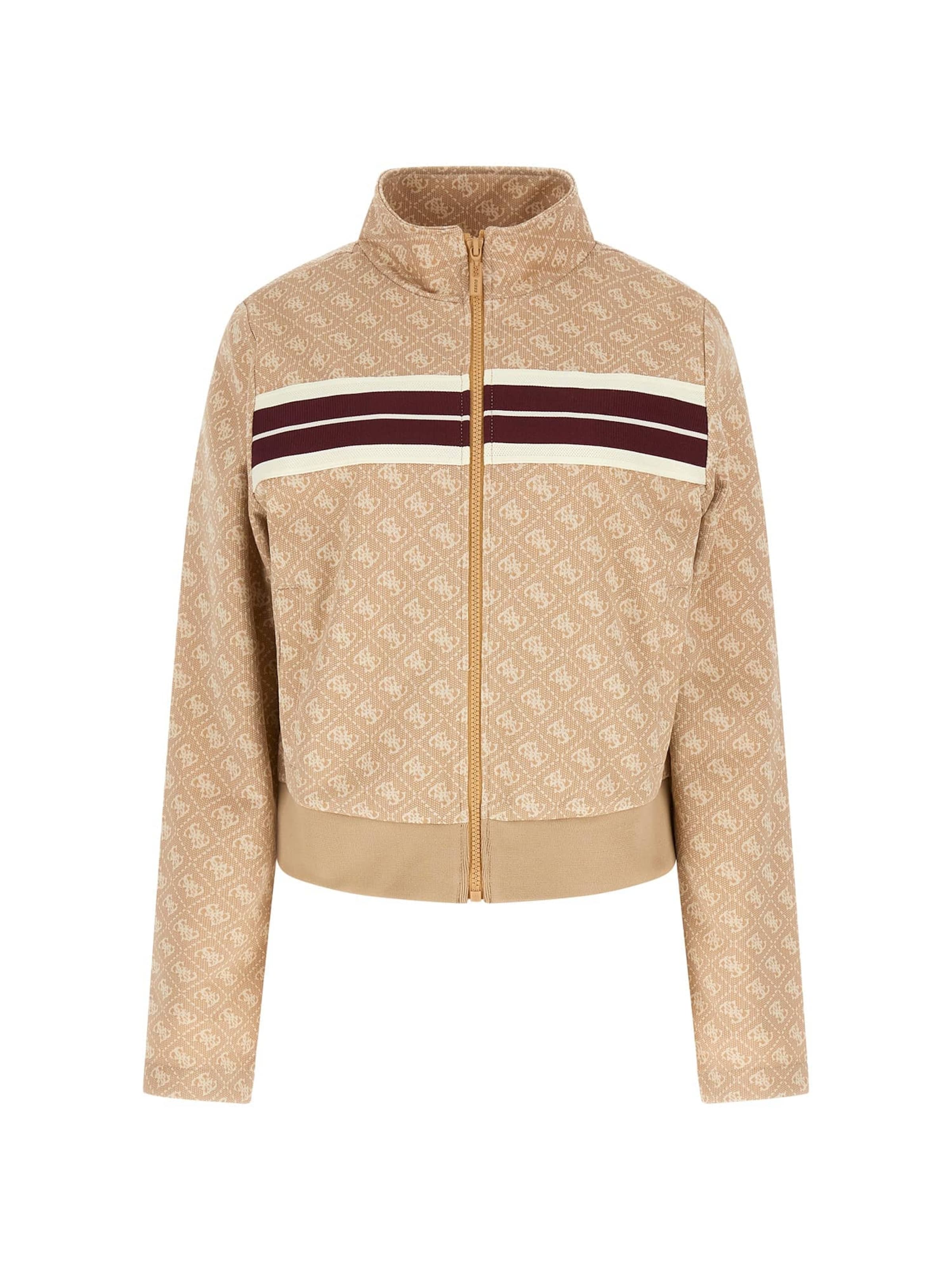 GUESS Sweatjacke in Mischfarben: Vorderseite