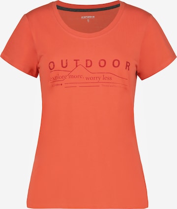 ICEPEAK Λειτουργικό μπλουζάκι 'Belcher' σε πορτοκαλί: μπροστά
