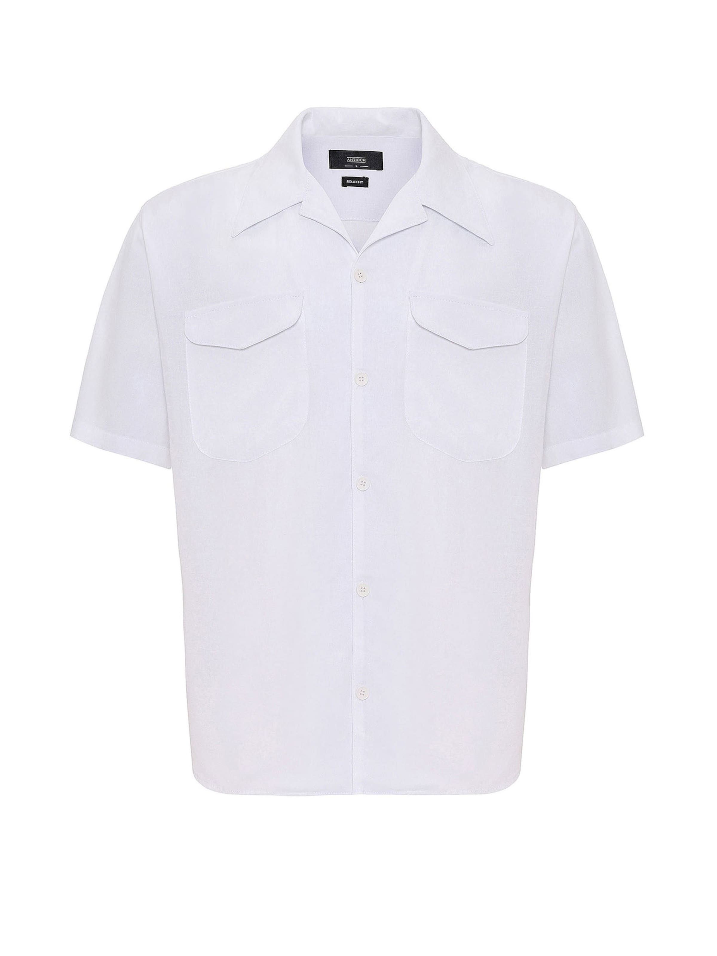 balts Antioch Standarta piegriezums Krekls: no priekšpuses