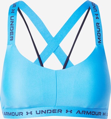 UNDER ARMOUR Бюстье Спортивный бюстгальтер в Синий: спереди