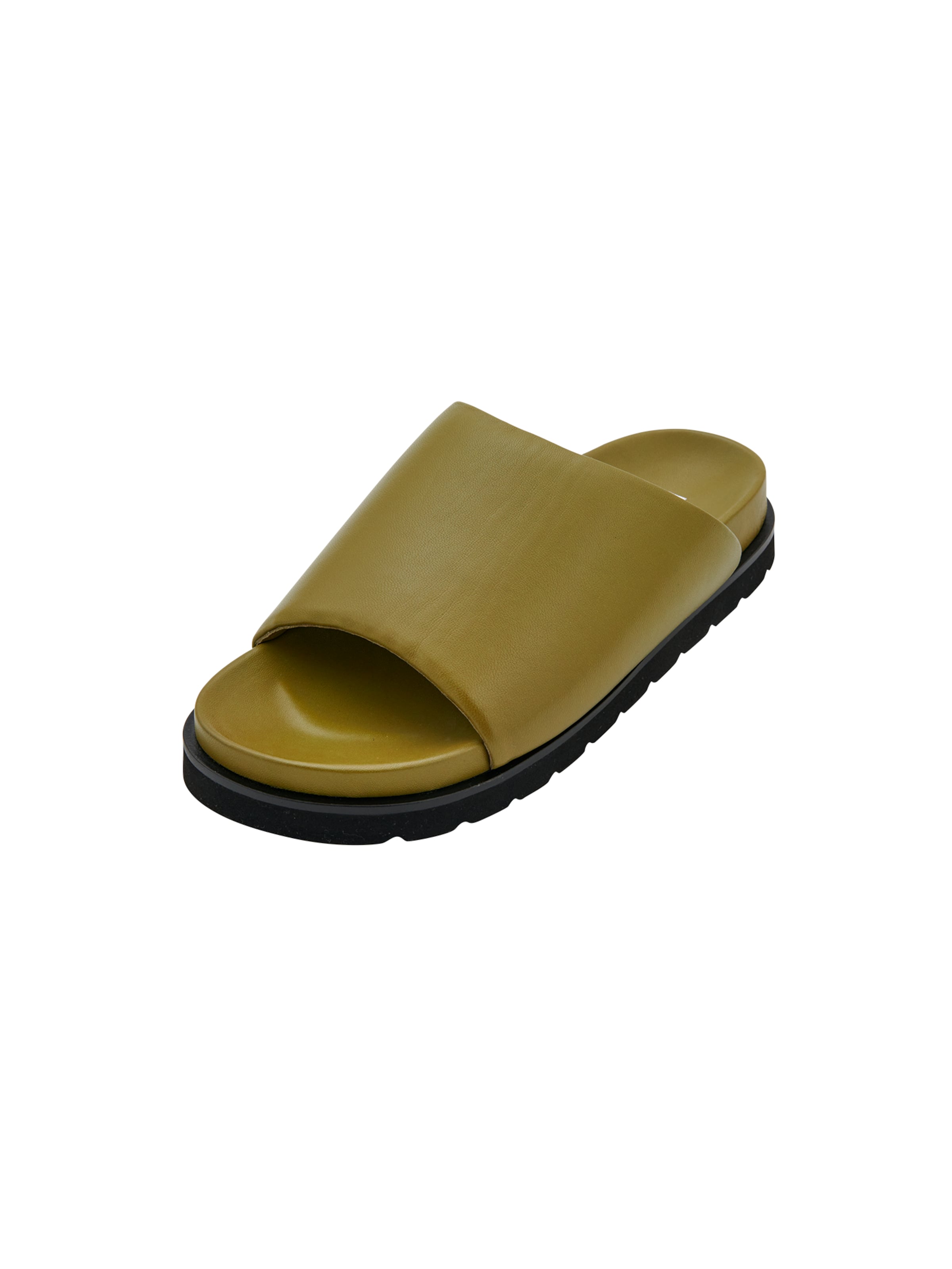 EDITED Slipper 'Mirea' in Grün: Vorderseite