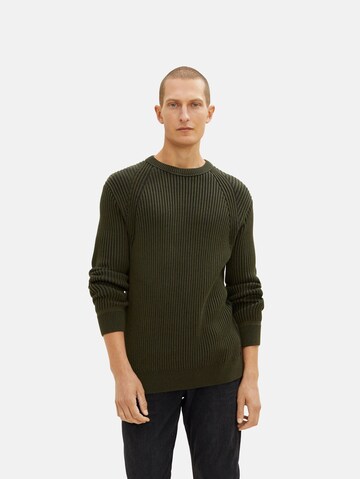 TOM TAILOR Pullover in Grün