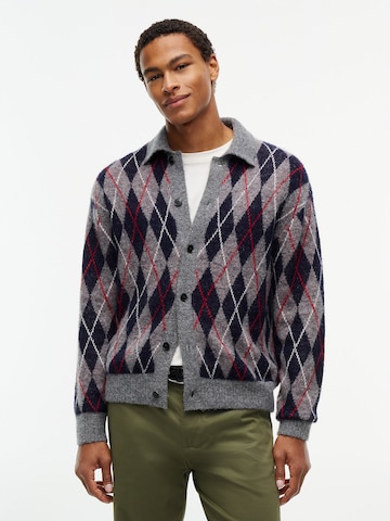 TOMMY HILFIGER Strickjacke in Grau: Vorderseite