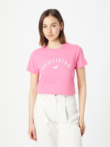 HOLLISTER T-Shirt in Pink: Vorderseite