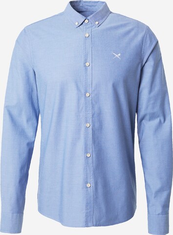 Coupe regular Chemise 'Samuel' Iriedaily en bleu : devant