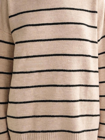 Pull-over oversize MixRay en beige