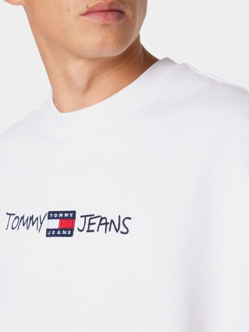 balts Tommy Jeans Sportisks džemperis