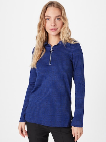 Warehouse Shirt in Blauw: voorkant