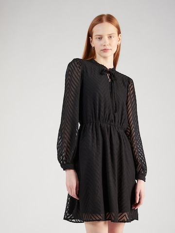 JDY Košilové šaty 'GRETHA' – černá: přední strana