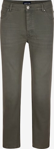 John F. Gee Slim fit Jeans in Green: front