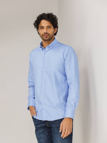 State of Art Regular fit Overhemd in Blauw