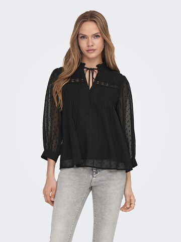 ONLY - Blusa 'Madonna' em preto: frente