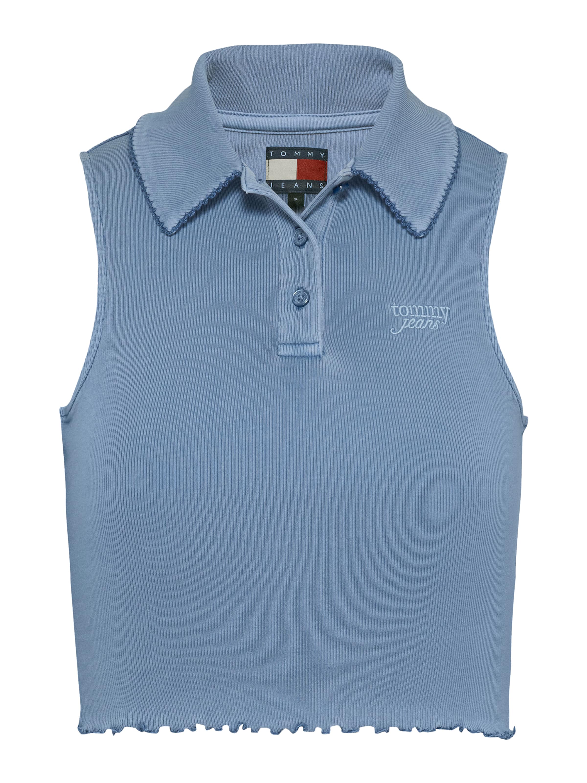 Tommy Jeans Top - Modrá: predná strana