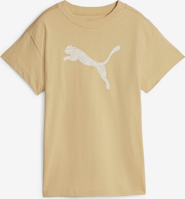 T-shirt fonctionnel 'HER' PUMA en beige : devant