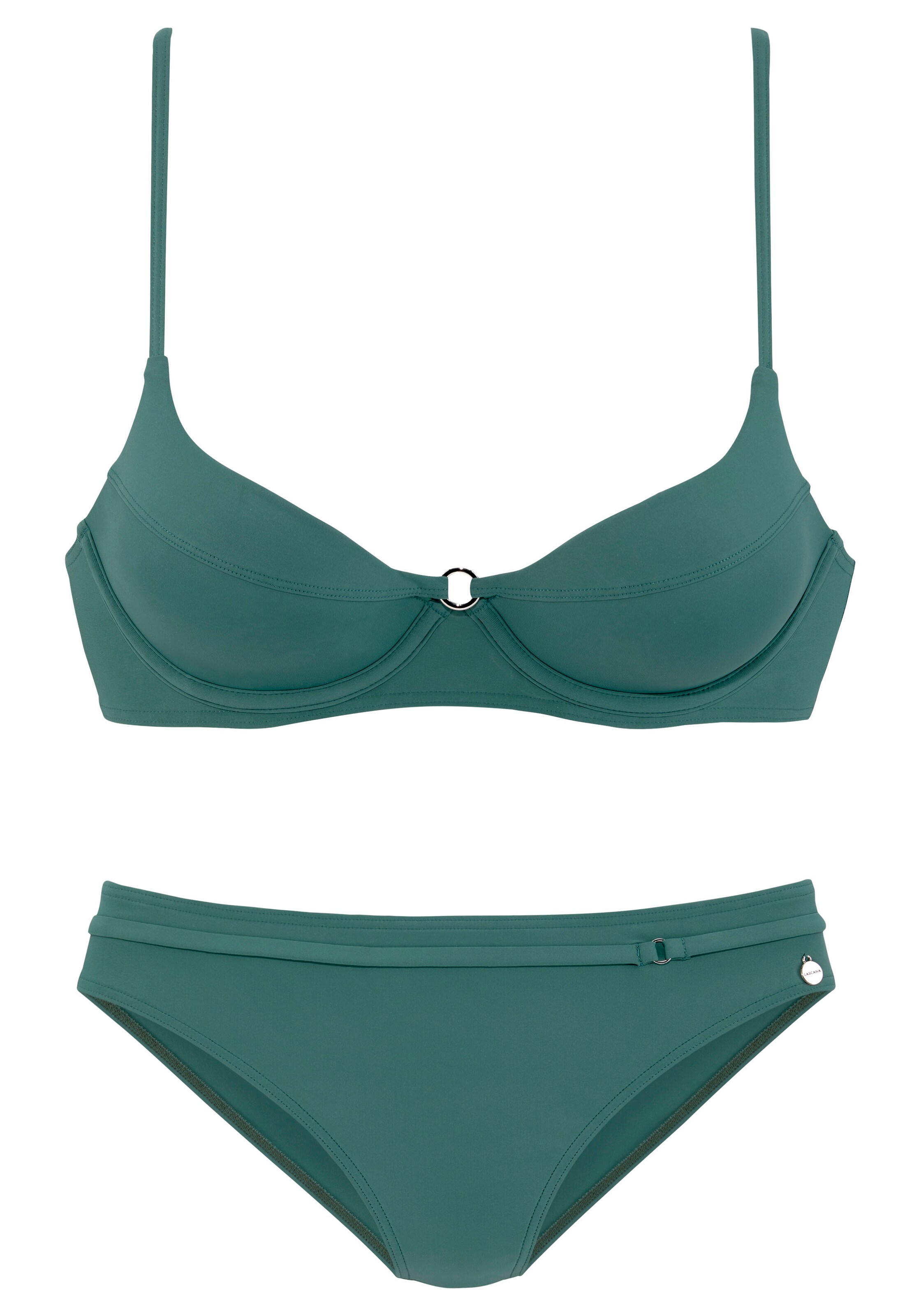 LASCANA Bikiny – zelená: přední strana