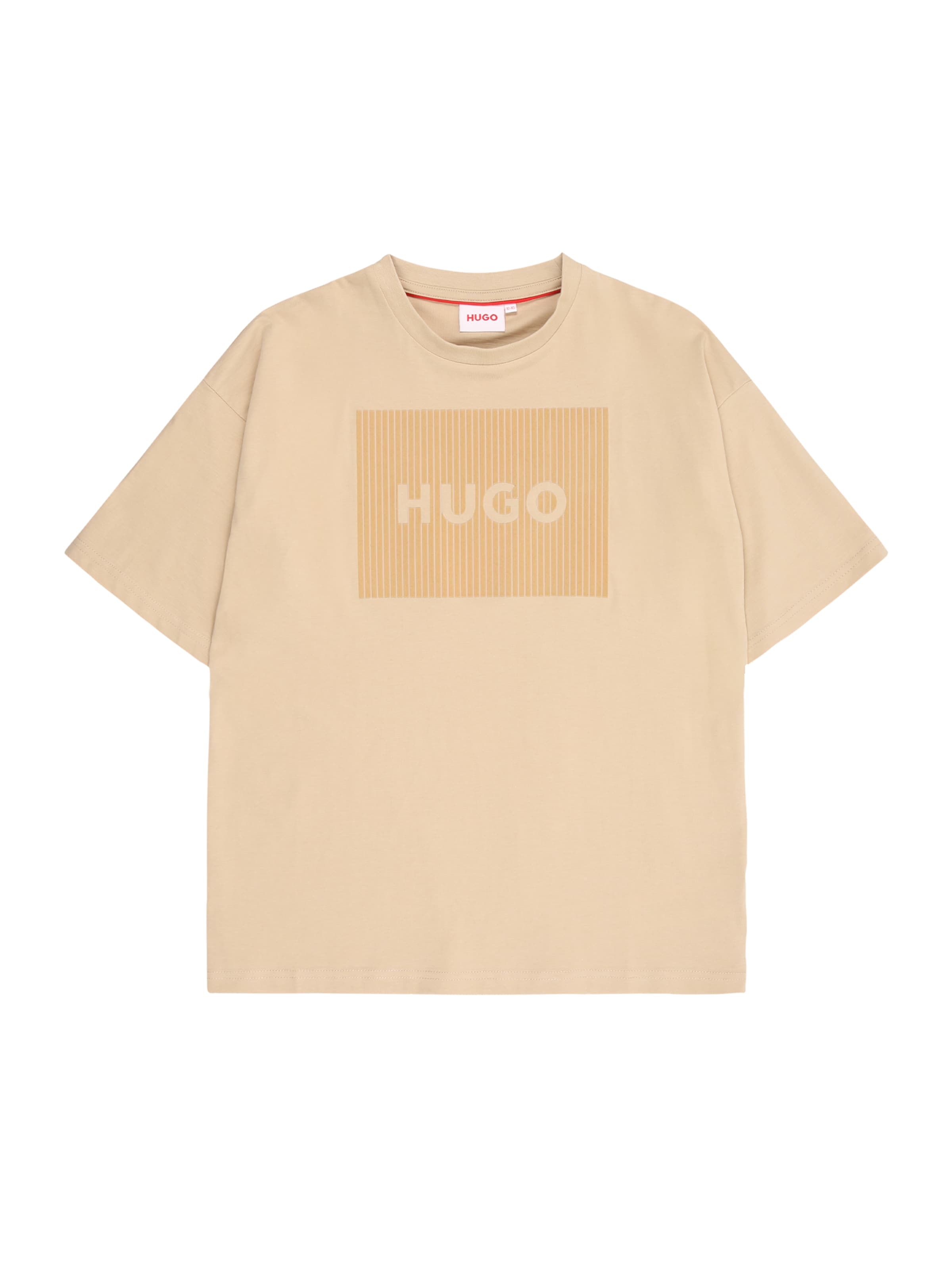 HUGO Футболка в Бежевый: спереди