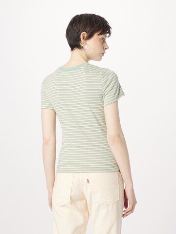 LEVI'S ® Shirt 'SS Rib Baby Tee' in Grün