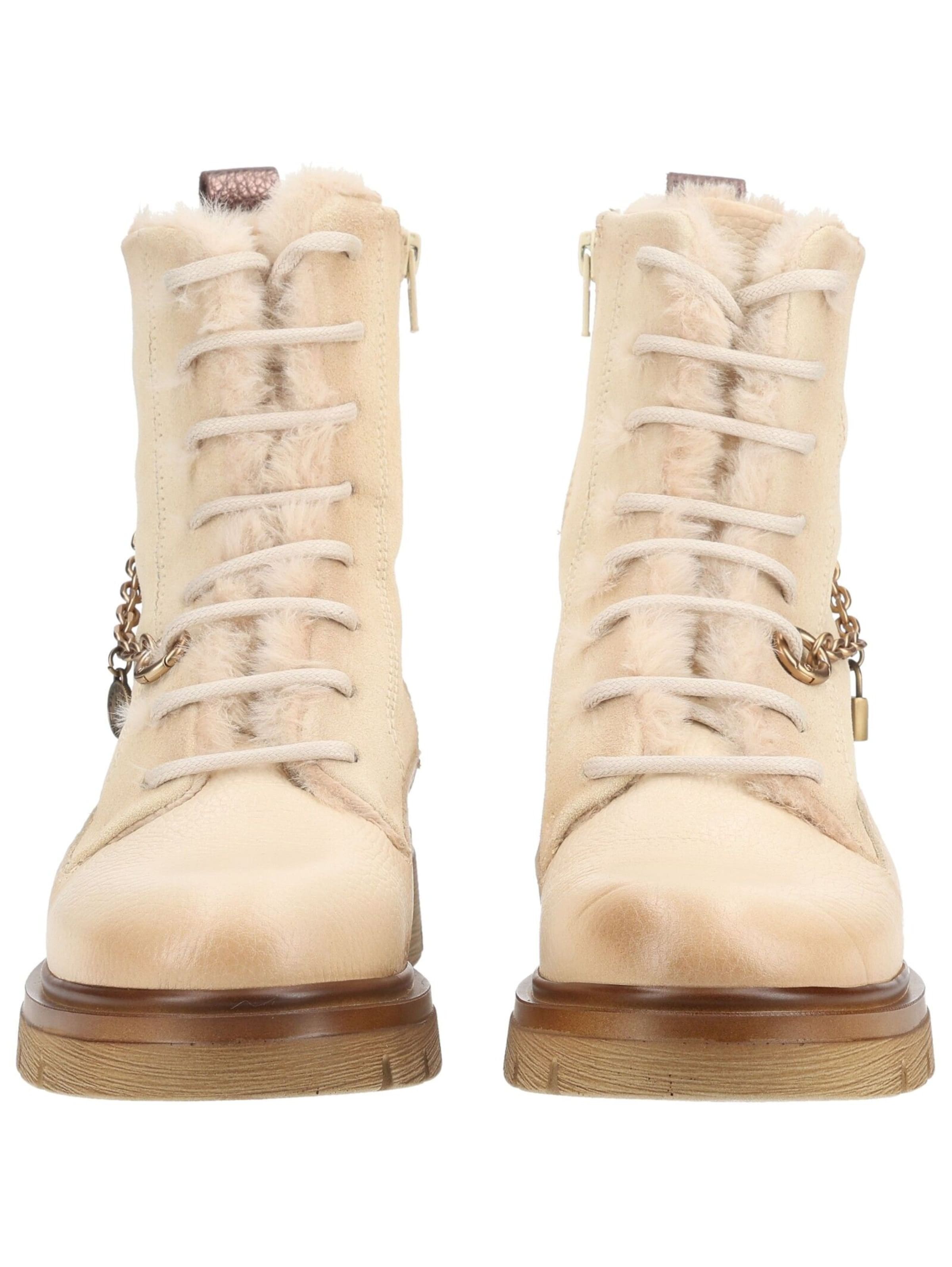 Hispanitas Schnürstiefelette in Beige
