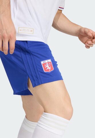 ADIDAS PERFORMANCE Regular Sportbroek 'Olympique Lyonnais' in Blauw