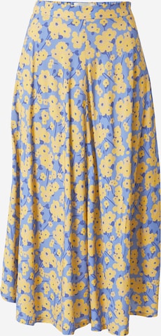 Thinking MU Skirt 'BLOOM' in Blue: front