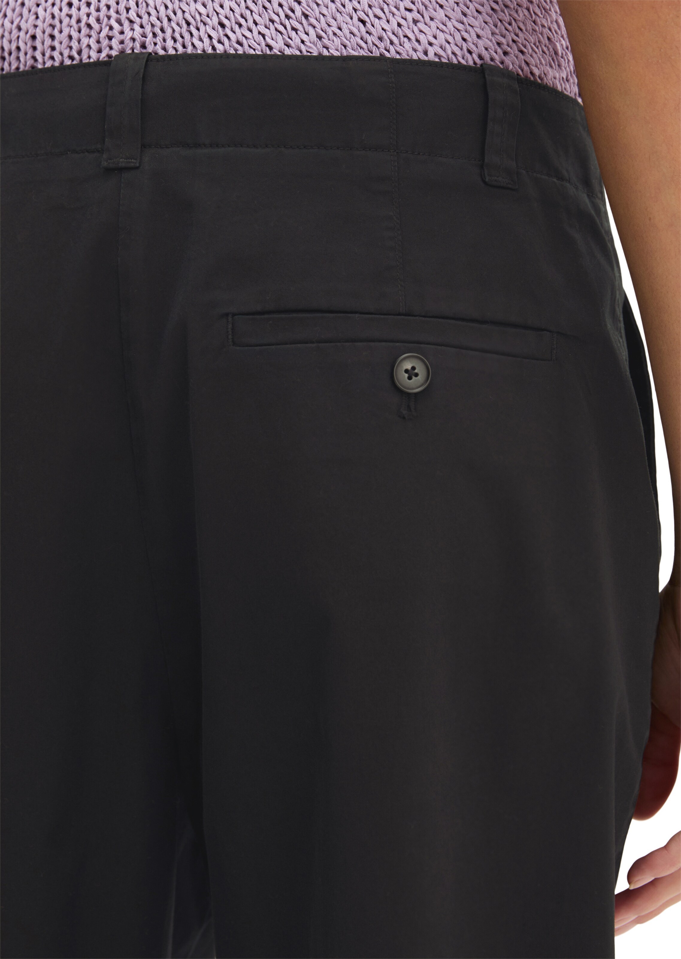 Marc O'Polo Tapered Hose 'Rimka' in Schwarz