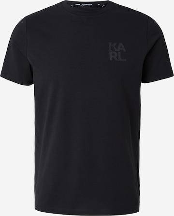 T-Shirt Karl Lagerfeld en bleu : devant
