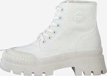 TAMARIS Lace-Up Ankle Boots in White