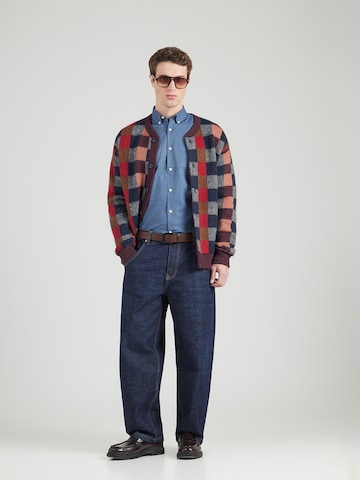 Lindbergh - Ajuste estrecho Camisa en azul