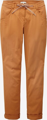 TOM TAILOR Pants in Brown: front