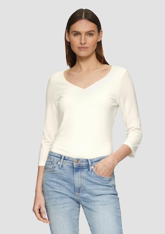 s.Oliver Shirt in Beige: Vorderseite