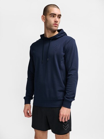 Hummel Athletic Sweatshirt in Blue: front