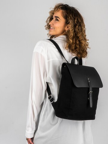 Expatrié Rucksack 'Anouk' in Schwarz