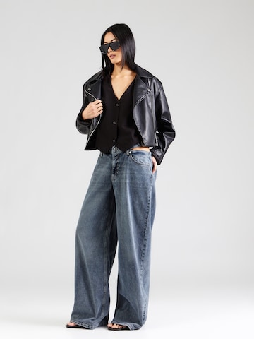 KARL LAGERFELD JEANS Wide leg Jeans in Blauw