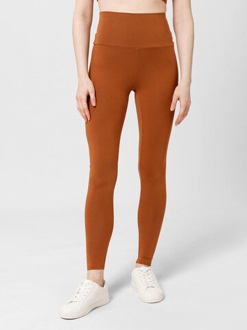 Les Lunes Skinny Leggings 'Luna' in Brown: front