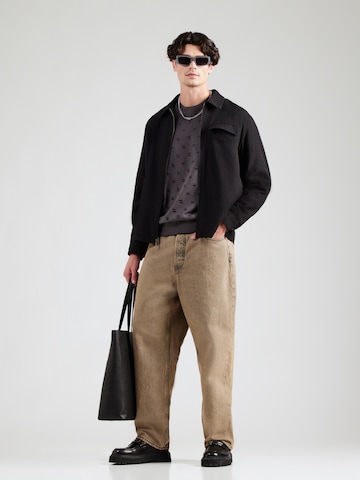 Bluză de molton 'Ikon' de la Karl Lagerfeld pe gri