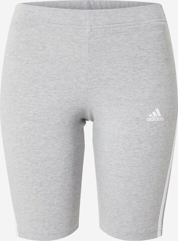 ADIDAS SPORTSWEAR Slimfit Sportshorts 'Essentials' in Grau: predná strana