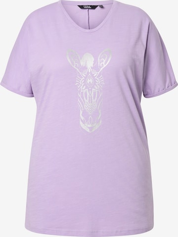 Ulla Popken Shirt in Purple: front