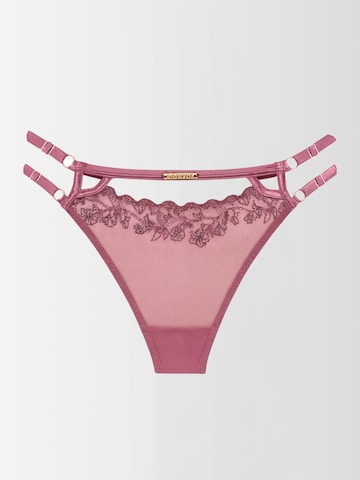 DOUVOS CONTOUR Thong 'BESTICKTER STRING' in Gold: front