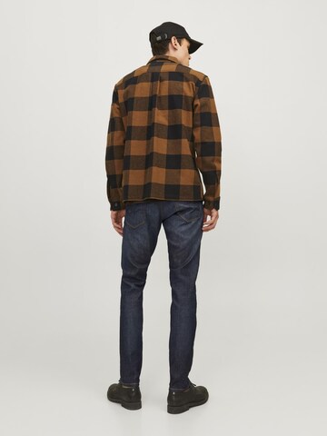 Coupe slim Jean 'JJIGlenn JJICON' JACK & JONES en bleu