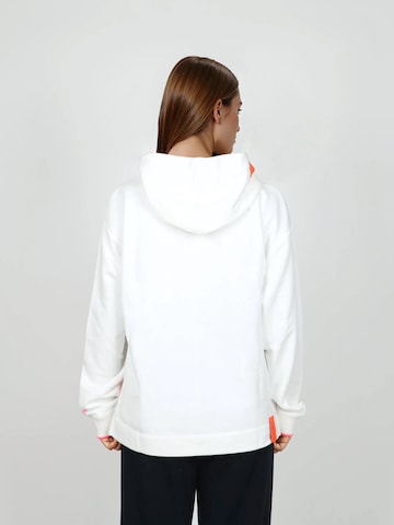 Sweat-shirt 'ADJÜS' salzhaut en blanc