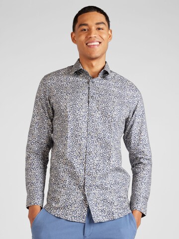 SELECTED HOMME Regular fit Overhemd 'SOHO-ETHAN' in Blauw: voorkant