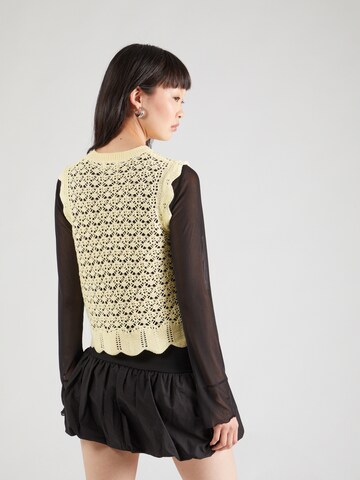 JDY Sweter 'JDYSUN EVELYN' w kolorze żółty