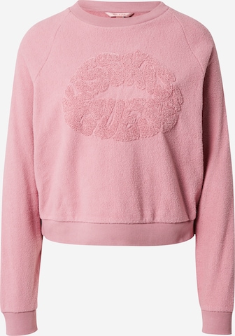 GUESS Sweatshirt 'KISS KISS' in Pink: predná strana