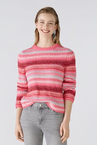 Pullover di OUI in rosa: frontale