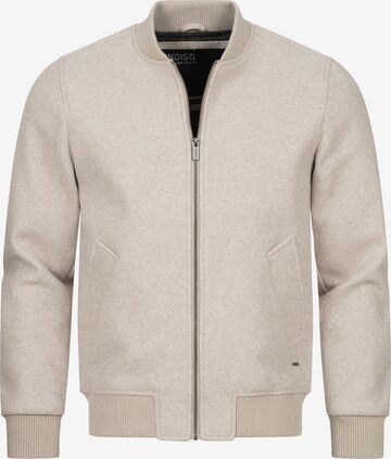 INDICODE JEANS Between-Season Jacket 'ltonius' in Beige: front